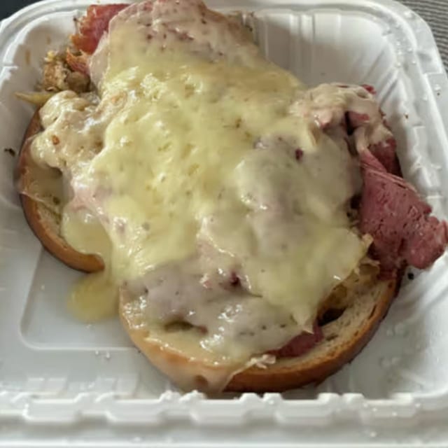 Corned Beef or Pastrami Sandwich.