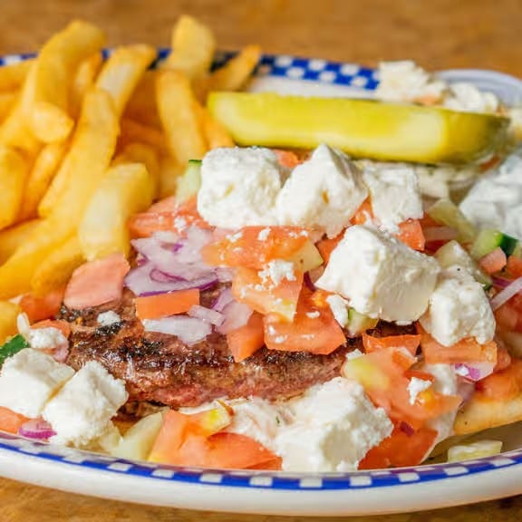 Greek Burger.