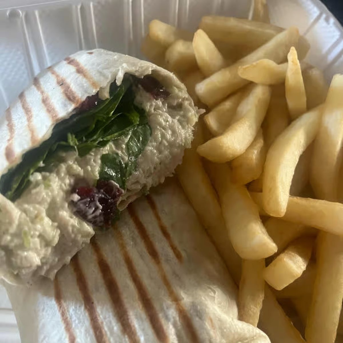 Cranberry Chicken Salad Wrap