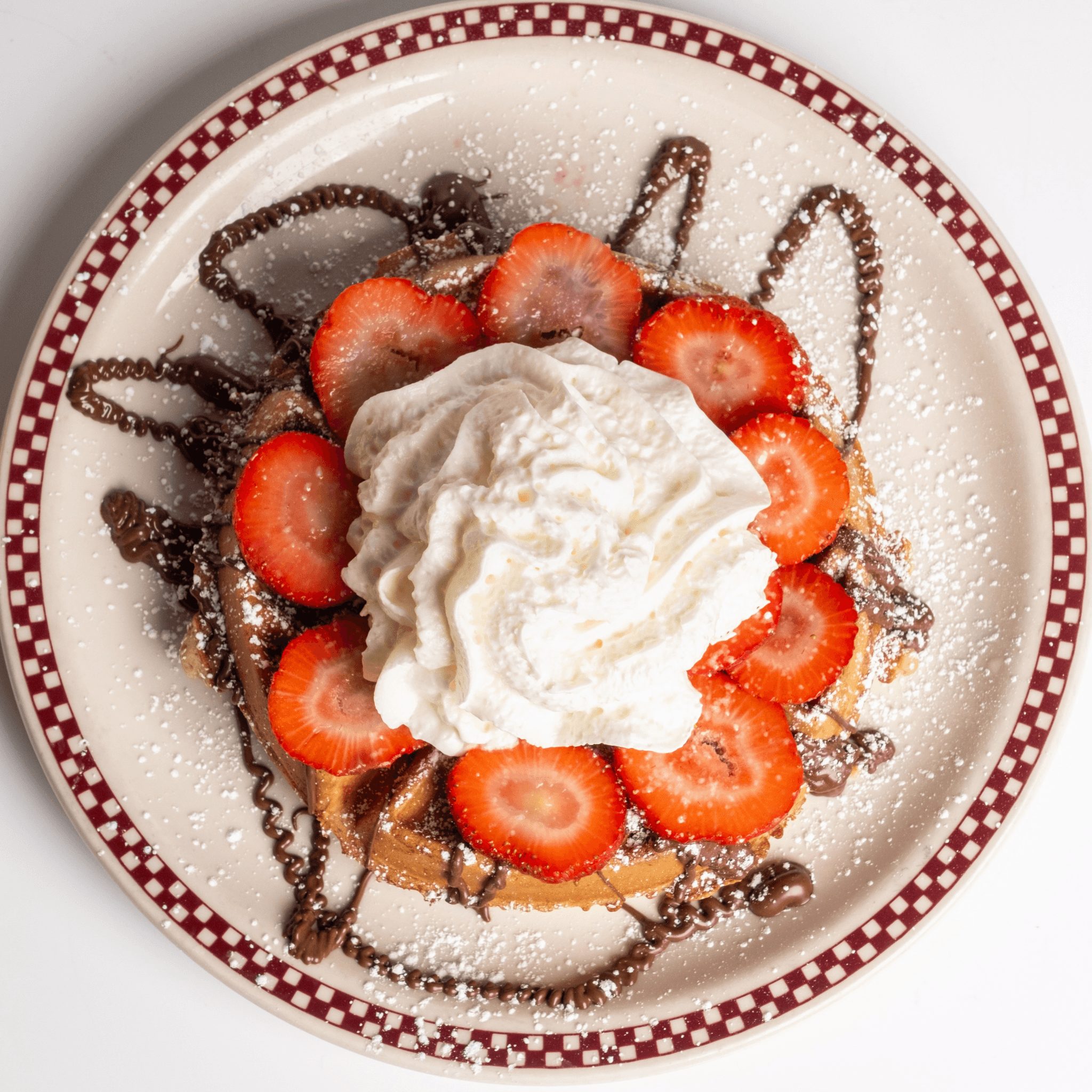 Nutella Strawberry Waffle.