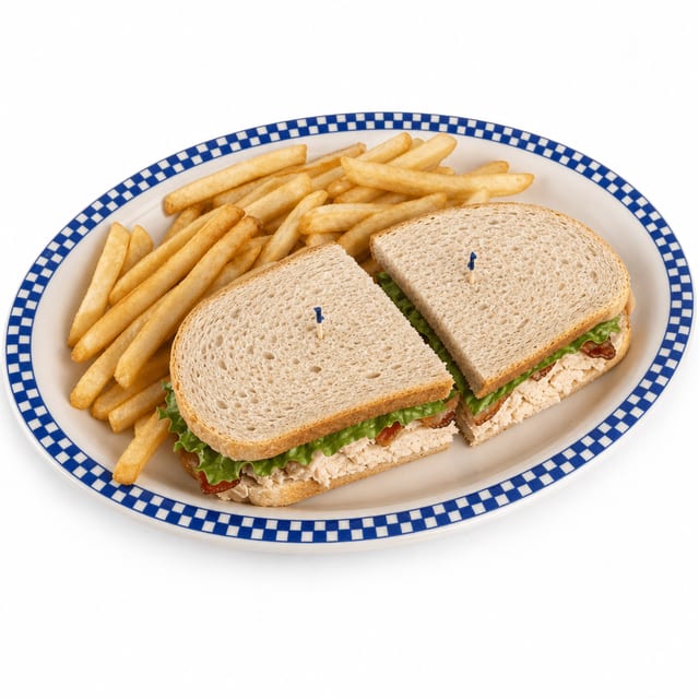Turkey Club Sandwich.