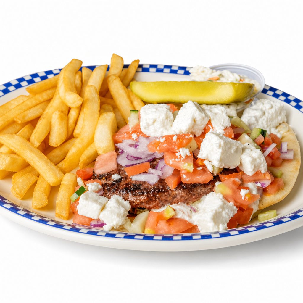 Greek Burger.