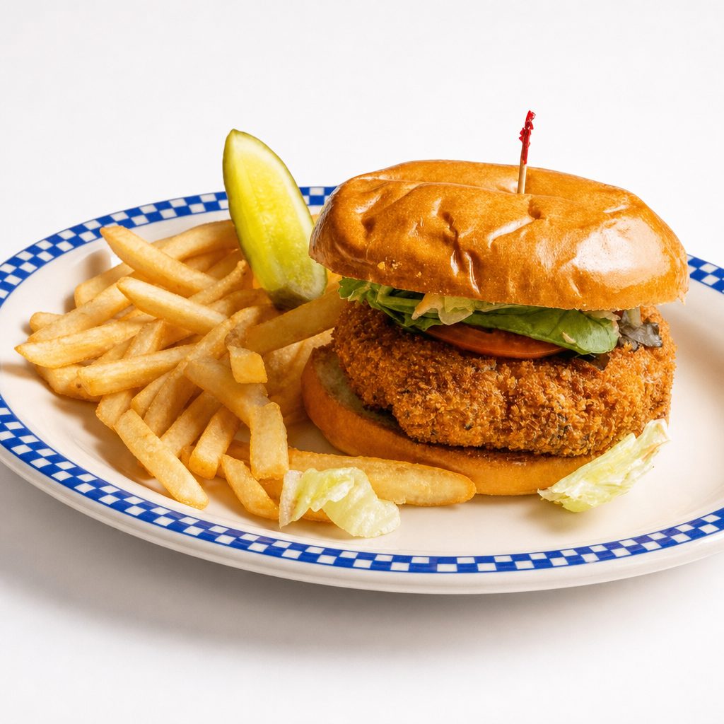 Maryland Crabcake Sandwich.