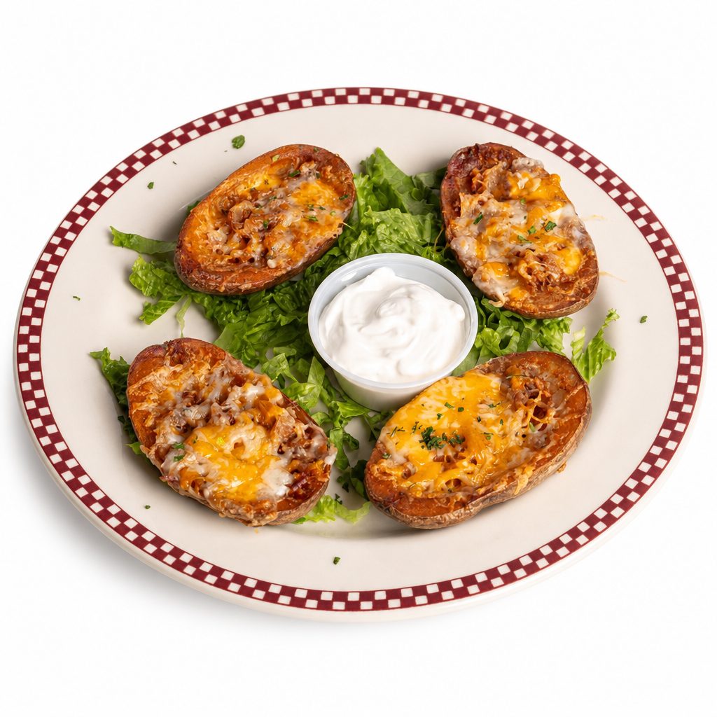 Stuffed Potato Skins.