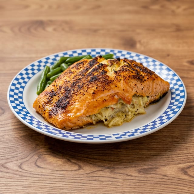 Stuffed Salmon.