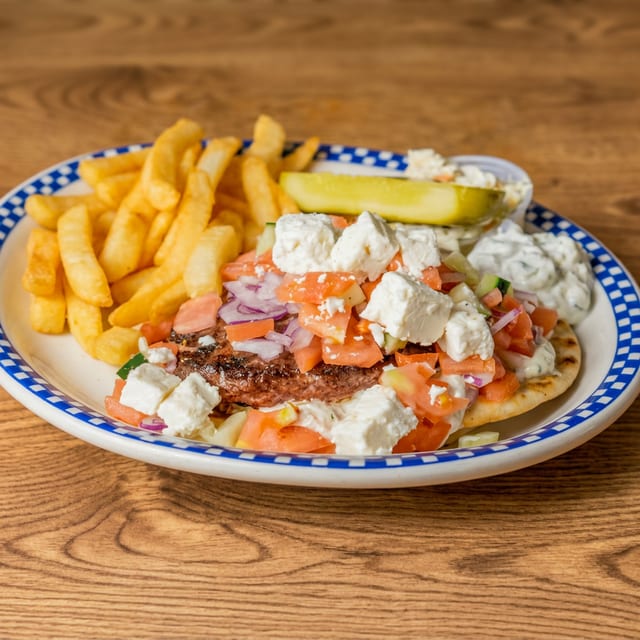 Greek Burger.