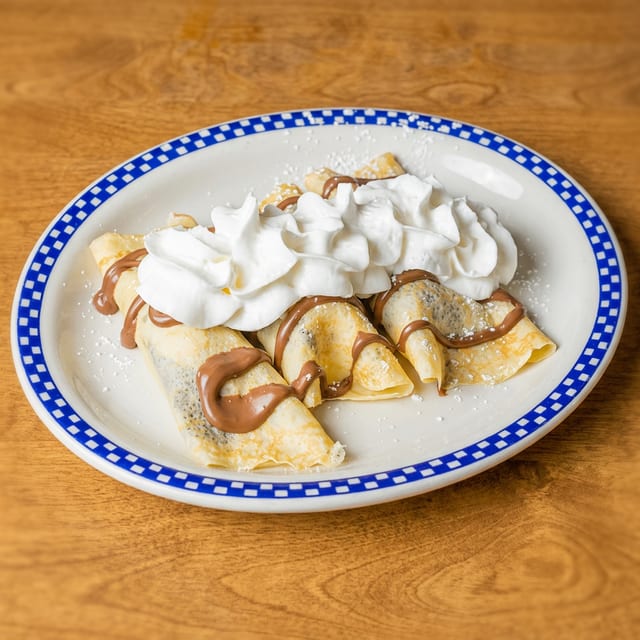 Banana & Nutella Crepes.