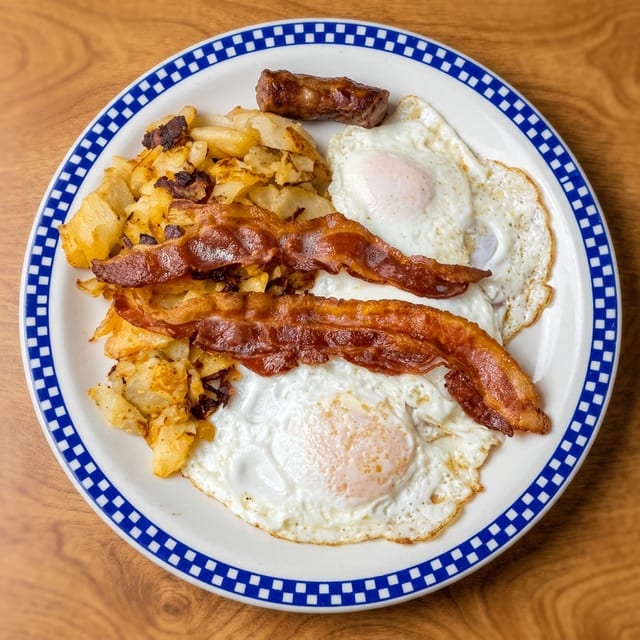 Meat Lovers Omelette.