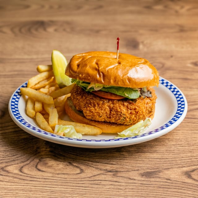 Maryland Crabcake Sandwich.