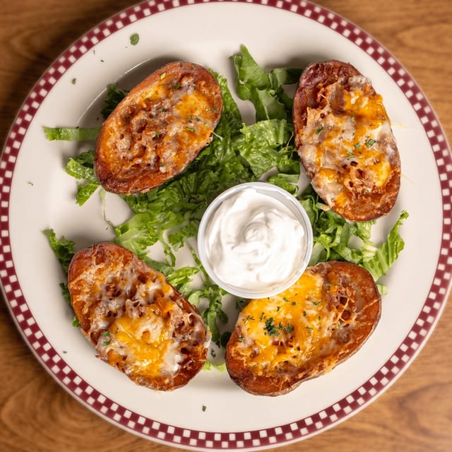 Stuffed Potato Skins.