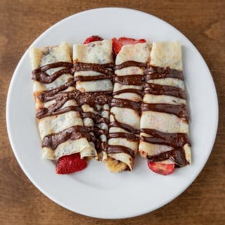 Strawberry & Nutella Crepes